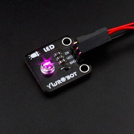 디바이스마트,MCU보드/전자키트 > 디스플레이 > LED,YwRobot,아두이노 돔타입 LED 모듈 (Purple) [ELB030028],Arduino 호환 LED모듈 / 전압 : 5V / 입력 : 디지털 신호 / 인터페이스 : 3핀 꺾임 핀헤더 / 사이즈 : 22mm X 21mm