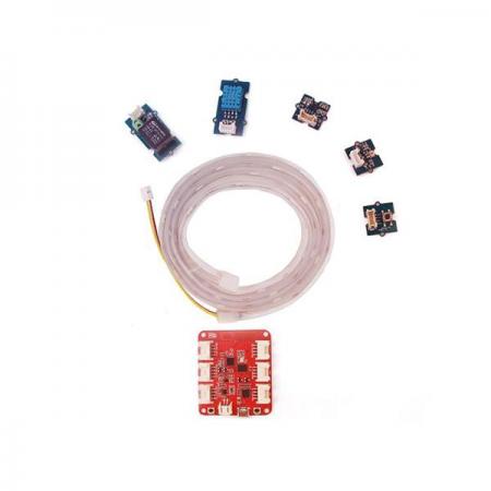 디바이스마트,오픈소스/코딩교육 > 아두이노 > 아두이노 교육용키트,Seeedstudio,Wio Link Starter Kit [110020051],아두이노 호환 / 자주 쓰이는 그루브 센서 모듈이 구성되어 있는 스타터 키트 / 버튼, 릴레이, 온습도, 광센서모듈, USB 케이블 포함