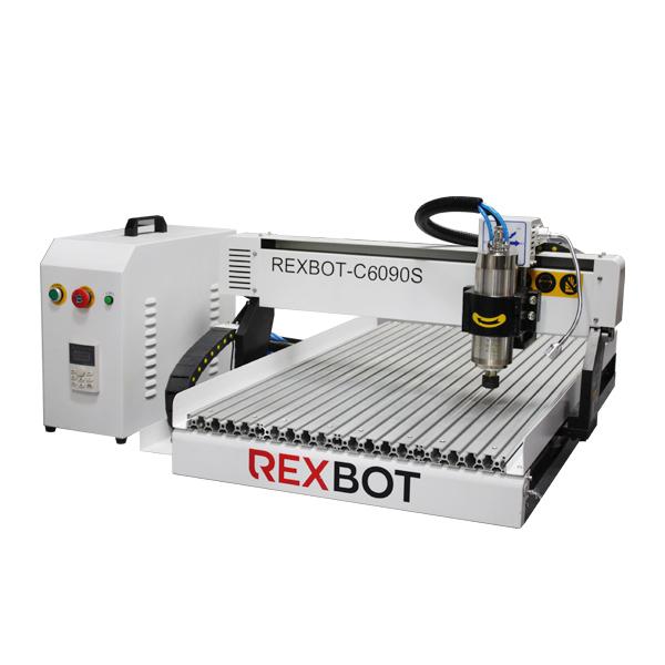 REXBOT-C6090S MACH3 2.2KW 탁상형 CNC 조각기 CNC 라우터