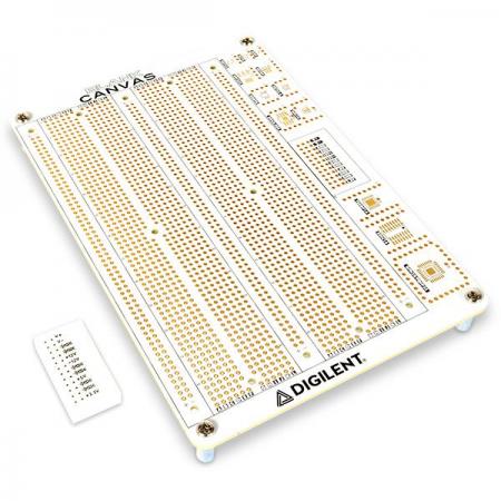 디바이스마트,MCU보드/전자키트 > 프로세서/개발보드 > Digilent > Scope, DAQ 및 장비,Digilent,Blank Canvas 410-391,410-391 / Analog Discovery Studio용 브레드보드 / 6개의 전원 공급 장치 (3.3V, 5V, ± 12V,  ± 변수) 에 대한 연결 제공
