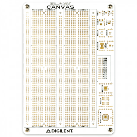 디바이스마트,커넥터/PCB > PCB기판/관련상품 > 브레드보드,Digilent,Blank Canvas with two solderless breadboards 471-032,471-032 / Analog Discovery Studio용 브레드보드 / 6개의 전원 공급 장치 (3.3V, 5V, ± 12V,  ± 변수) 에 대한 연결 제공, 납땜 없이 2개의 추가 브레드보드 포함 구성