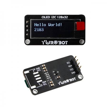 디바이스마트,오픈소스/코딩교육 > 아두이노 > 아두이노 LED/LCD모듈,YwRobot,0.91인치 I2C OLED 디스플레이 모듈 화이트 straight [DIS090019],아두이노 OLED display module / 화이트 텍스트 스트레이트 타입 핀헤더 / 전압 : 5V / 칩 : SSD1306 / 모듈 사이즈 : 37.4 x 18.6mm