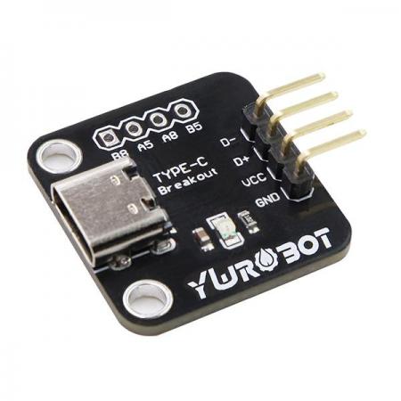 디바이스마트,MCU보드/전자키트 > 전원/신호/저장/응용 > 충전/배터리/전원,YwRobot,USB TYPE-C 어댑터 모듈 (right angle 핀헤더) [ELB080041],USB C타입 커넥터 모듈 / 전압 : 5V / 사이즈 : 2.4cm X 2.3cm