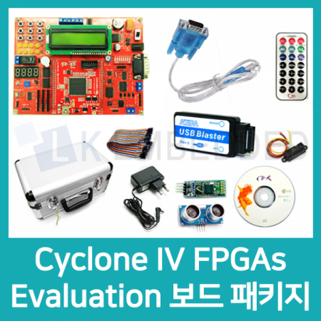 디바이스마트,MCU보드/전자키트 > 프로세서/개발보드 > FPGA,LK EMBEDDED,Cyclone IV FPGAs Evaluation 보드 패키지,알테라(Altera)사의 FPGA Cyclone IV EP4CE6로 구성된 Evaluation 보드