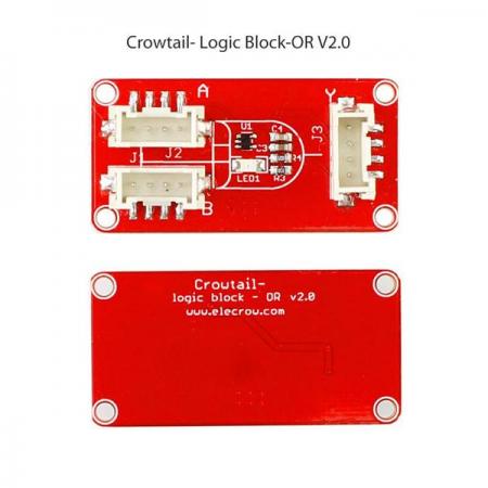 디바이스마트,MCU보드/전자키트 > 교육용키트/로봇 > 교육용키트 > 재미있는키트/기타,ELECROW,Crowtail- 논리 게이트 모듈 (AND/OR/NOT) [CRT01235B],Logic Block module / 연결, 입력, 출력에 대해 게임을 통해 학습이 가능 / 사이즈 : 20mm X 40mm