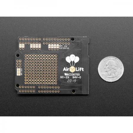 디바이스마트,오픈소스/코딩교육 > 아두이노 > 아두이노 호환쉴드,Adafruit,Adafruit AirLift Shield - ESP32 WiFi Co-Processor [ada-4285],아두이노 호환 /ESP32 WiFi co-processor 쉴드/사이즈 : 68.6mm x 53.4mm x 4.8mm/