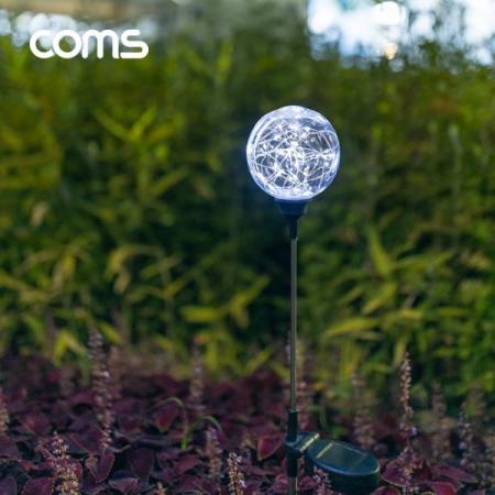 디바이스마트,LED/LCD > LED 인테리어조명 > 장식용 LED,Coms,태양광LED정원등/라운드형/화이트/600mAh [SS959],태양광LED정원등/라운드형/화이트/600mAh