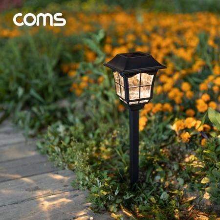 디바이스마트,LED/LCD > LED 인테리어조명 > 장식용 LED,Coms,태양광LED정원등/사각/웜화이트/900mAh [ER176],태양광LED정원등/사각/웜화이트/900mAh