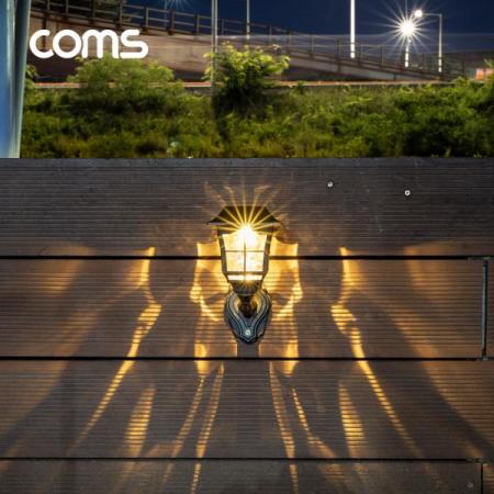 디바이스마트,LED/LCD > LED 인테리어조명 > 장식용 LED,Coms,태양광LED정원등/사각벽면거치형/웜화이트/900mAh [ER177],태양광LED정원등/사각벽면거치형/웜화이트/900mAh