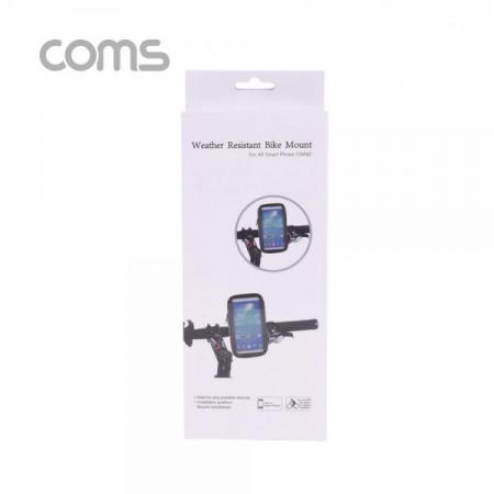 디바이스마트,컴퓨터/모바일/가전 > 스마트폰/스마트기기 > 모바일 주변기기 > 거치대,Coms,자전거휴대폰거치대/M사이즈/85x150mm/Black [IF016],자전거휴대폰거치대/M사이즈/85x150mm/Black