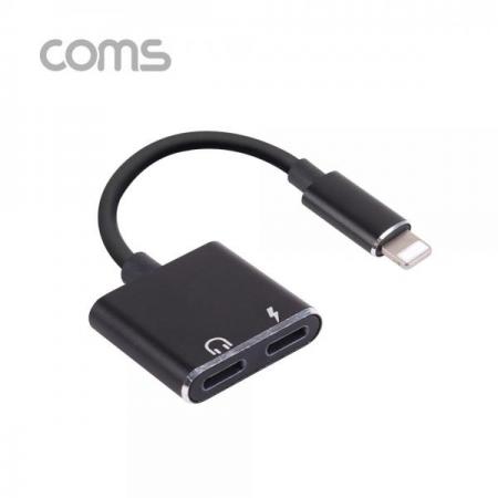 디바이스마트,컴퓨터/모바일/가전 > 스마트폰/스마트기기 > 케이블/젠더 > 애플 케이블/젠더/공유기,Coms,iOS8핀(8Pin)젠더/2분배/충전+음악감상/Black [ID940],iOS8핀(8Pin)젠더/2분배/충전+음악감상/Black