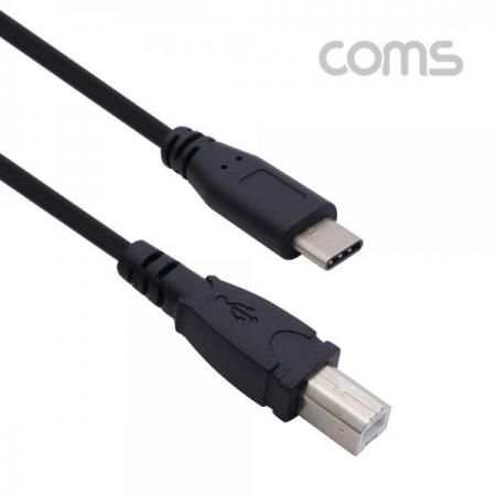 디바이스마트,케이블/전선 > USB 케이블 > 데이터케이블(MM) > USB 3.1 C타입 케이블,Coms,USB3.1케이블(USBBtoTypeC)-1M [IF004],USB3.1케이블(USBBtoTypeC)-1M