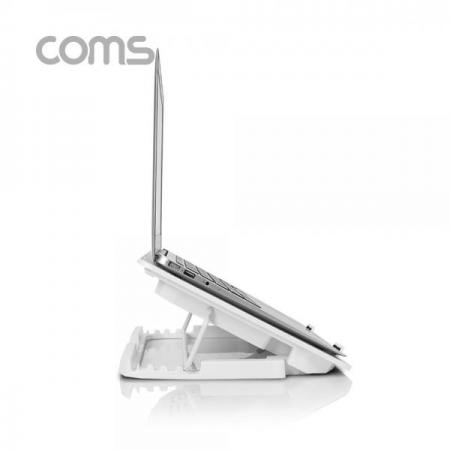 디바이스마트,,Coms,나비노트북거치대/쿨러/화이트 NV40-NTP20 [CY2110],나비노트북거치대/쿨러/화이트