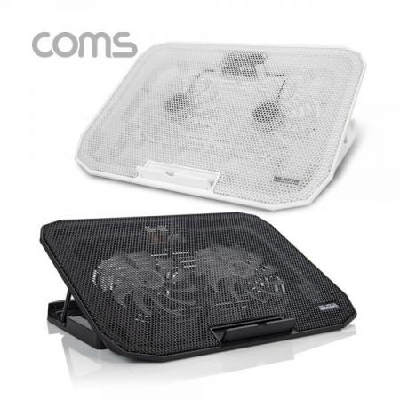 디바이스마트,,Coms,나비노트북거치대/쿨러/블랙 NV40-NTP20 [CY2111],나비노트북거치대/쿨러/블랙