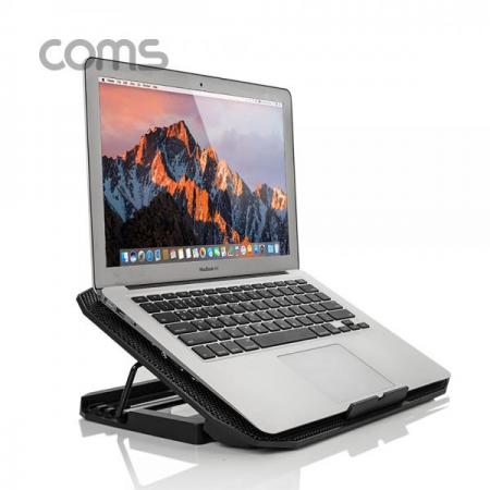 디바이스마트,,Coms,나비노트북거치대/쿨러/블랙 NV40-NTP20 [CY2111],나비노트북거치대/쿨러/블랙