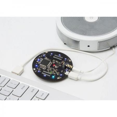 디바이스마트,MCU보드/전자키트 > 인공지능/임베디드/산업용 > 인공지능/머신러닝 > 인공지능 음성인식/스피커,Seeedstudio,ReSpeaker Mic Array v2.0 [107990053],XMOS의 XVF-3000 / 고성능 디지털 마이크 4개 / 마이크 : ST MP34DT01TR-M / 전원 공급 장치 : 마이크로 USB 또는 5V DC / 음성인식