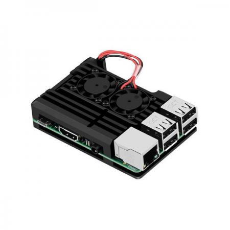 디바이스마트,오픈소스/코딩교육 > 라즈베리파이 > 라즈베리파이 케이스,Seeedstudio,Armor Case for Raspberry Pi 3 Model B [114991560],라즈베리파이 호환 / 이중 팬 / 알루미늄 합금 케이스 / 사이즈 : 100mmx65mmx35mm