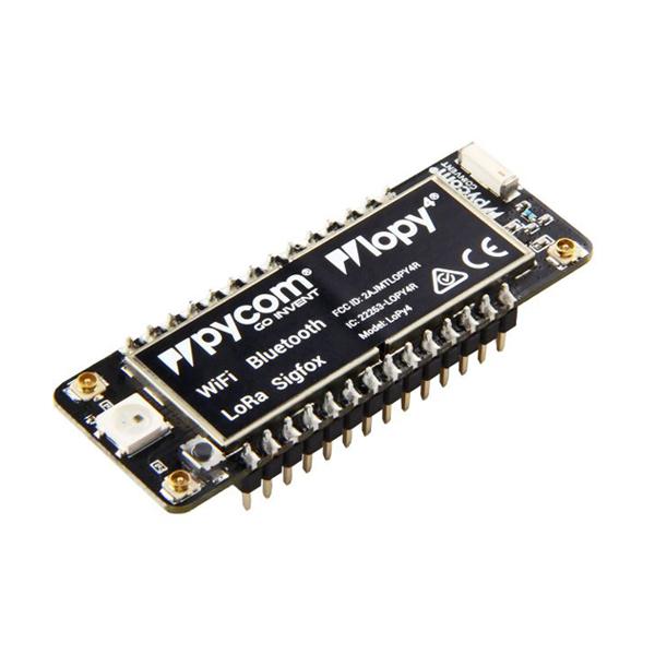 Pycom LoPy4 MicroPython enabled development board (LoRa, Sigfox, WiFi, Bluetooth) [102991025]