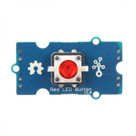 디바이스마트,MCU보드/전자키트 > 버튼/스위치/제어/RTC > 버튼/스위치/조이스틱,Seeedstudio,Grove - Red LED Button [111020044],LED를 사용하여 상태 표시 / 고품질 N 채널 MOSFET / 그로브 디지털 인터페이스