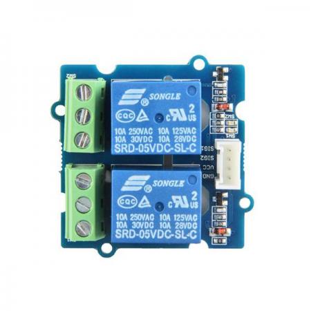 디바이스마트,MCU보드/전자키트 > 전원/신호/저장/응용 > 릴레이,Seeedstudio,Grove - 2-Channel SPDT Relay [103020132],2채널 / 2개의 SPDT 스위치가 있음 / 5V DC를 사용하여 최대 250V AC 또는 110V DC를 제어