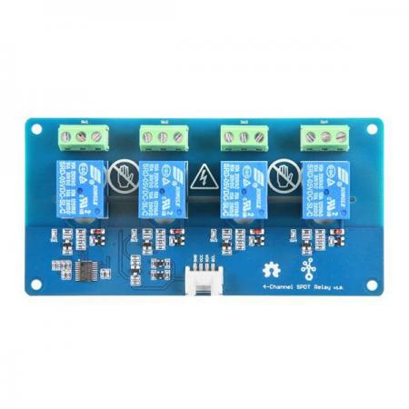디바이스마트,MCU보드/전자키트 > 전원/신호/저장/응용 > 릴레이,Seeedstudio,Grove - 4-Channel SPDT Relay [103020133],4채널 / 4개의 SPDT 스위치 / 5V DC를 사용하여 최대 250V AC 또는 110V DC를 제어