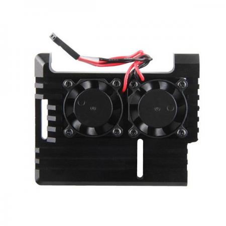 디바이스마트,오픈소스/코딩교육 > 라즈베리파이 > 라즈베리파이 케이스,Seeedstudio,Armor Case for Raspberry Pi 3 Model B+ [114991588],라즈베리파이 호환 / 이중 팬 / 알루미늄 합금 케이스 / 사이즈 : 100mmx65mmx35mm