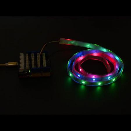 디바이스마트,LED/LCD > LED 인테리어조명 > 플렉서블 LED,Seeedstudio,Grove - WS2813 RGB LED Strip Waterproof - 30 LED/m - 1m [104020108],그로브 호환 / WS2813B IC, 5050 LED / IP65 등급 방수 / 색상 : RGB