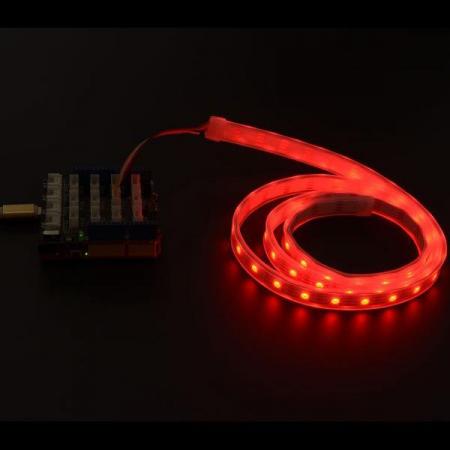 디바이스마트,LED/LCD > LED 인테리어조명 > 플렉서블 LED,Seeedstudio,Grove - WS2813 RGB LED Strip Waterproof - 60 LED/m - 1m [104020109],그로브 호환 / WS2813B IC, 5050 LED / IP65 등급 방수 / 색상 : RGB