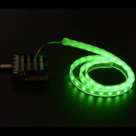 디바이스마트,LED/LCD > LED 인테리어조명 > 플렉서블 LED,Seeedstudio,Grove - WS2813 RGB LED Strip Waterproof - 60 LED/m - 1m [104020109],그로브 호환 / WS2813B IC, 5050 LED / IP65 등급 방수 / 색상 : RGB