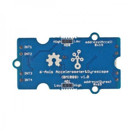 디바이스마트,MCU보드/전자키트 > 센서모듈 > 가속도/자이로/지자기센서 > 통합 6축,Seeedstudio,Grove - 6-Axis Accelerometer&Gyroscope (BMI088) [101020584],6축 가속도계 , 자이로스코프 / 넓은 가속도 측정 범위 (최대 24g) / BM1088은 까다로운 성능 요건을 갖춘 무인기, 로봇 및 산업 어플리케이션용으로 설계