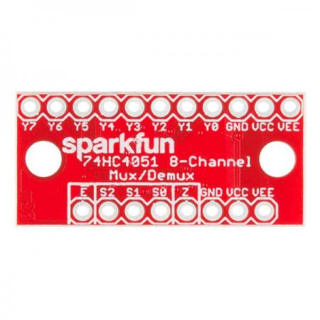 디바이스마트,MCU보드/전자키트 > 전원/신호/저장/응용 > 인터페이스/먹서,SparkFun,SparkFun Multiplexer Breakout - 8 Channel (74HC4051) [BOB-13906],선택 가능한 입 / 출력의 8 개 채널을 갖춰 있으며, 멀티플렉서 또는 디멀티플렉서 중 하나로서 기능 할 수 있습니다.