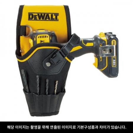 디바이스마트,공구함/작업대/엔클로저 > 공구함/부품함 > 이동공구함 > 디월트/스탠리 이동공구함,디월트,공구집 DWST80916-8 (=DWST1-75653) 드릴집,드릴집 / 사이즈 : 39x18.7x6.5cm / 모든 툴벨트에 장착 가능한 드릴집 / 가죽끈과 간편 해제 버클이 드릴을 단단히 고정시킴 / 드릴 비트 정리를 위한 가죽 포켓
