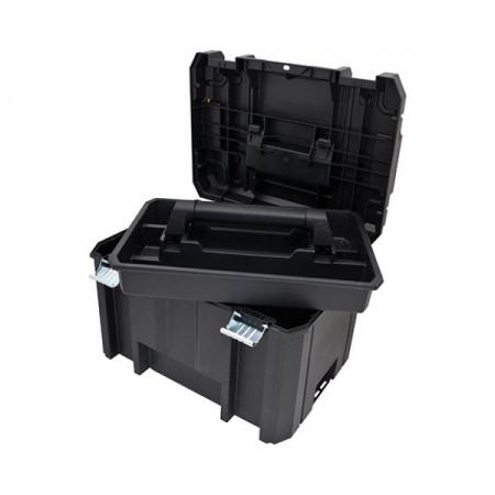 디바이스마트,공구함/작업대/엔클로저 > 공구함/부품함 > 이동공구함 > 디월트/스탠리 이동공구함,디월트,공구함 DWST17806 (티스텍),사이즈 : 440 x 301.5 x 332m / 23L / 6gal / 모듈형 결착방식