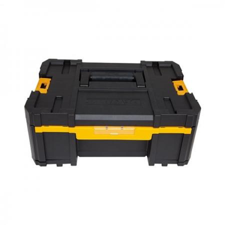 디바이스마트,공구함/작업대/엔클로저 > 공구함/부품함 > 이동공구함 > 디월트/스탠리 이동공구함,디월트,공구함 DWST17803 (티스텍),사이즈 : 440 x 176 x 314.2 / 9.5L / 2.5gal / 1단 / 모듈형 결착 방식