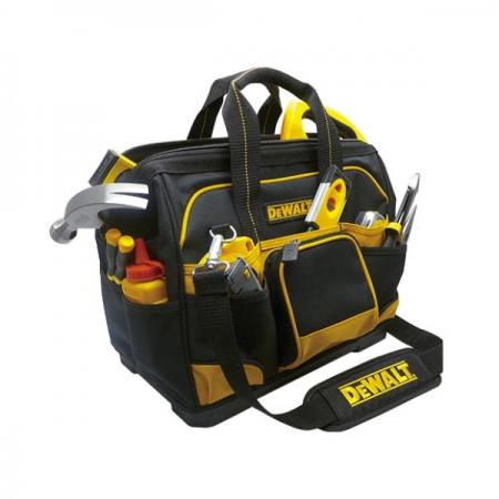 디바이스마트,공구함/작업대/엔클로저 > 공구함/부품함 > 이동공구함 > 디월트/스탠리 이동공구함,디월트,소프트백 공구함 DWST74727-8,사이즈 : 420x240x310mm / 터프 플라스틱 바닥의 견고한 내구성 / 어깨 끈에 부착된 도톰한 패드 / 내,외부의 많은 포켓으로 다양한 공구 보관