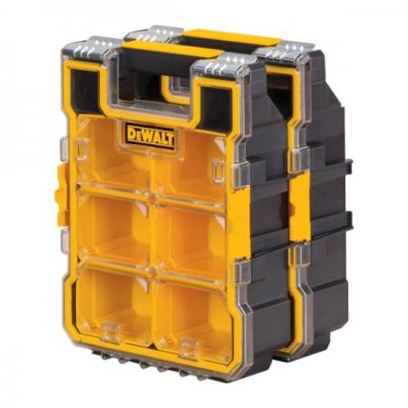 디바이스마트,공구함/작업대/엔클로저 > 공구함/부품함 > 이동공구함 > 디월트/스탠리 이동공구함,디월트,공구함 DWST14735 (다용도공구함),사이즈 : 35.5x26.1x11.2cm / 6개의 액세서리 및 부품 수납통 / 동일 부품함 체결 가능 / 녹 방지 및 파손 방지 처리된 메탈 잠금장치 / DWST14740