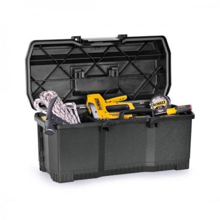 디바이스마트,공구함/작업대/엔클로저 > 공구함/부품함 > 이동공구함 > 디월트/스탠리 이동공구함,디월트,공구함 DWST24082 (다용도공구함),사이즈 : 59.5x26.5x28.5cm / 한 손으로 개방 가능 / 견고한 내구성 그립형 손잡이