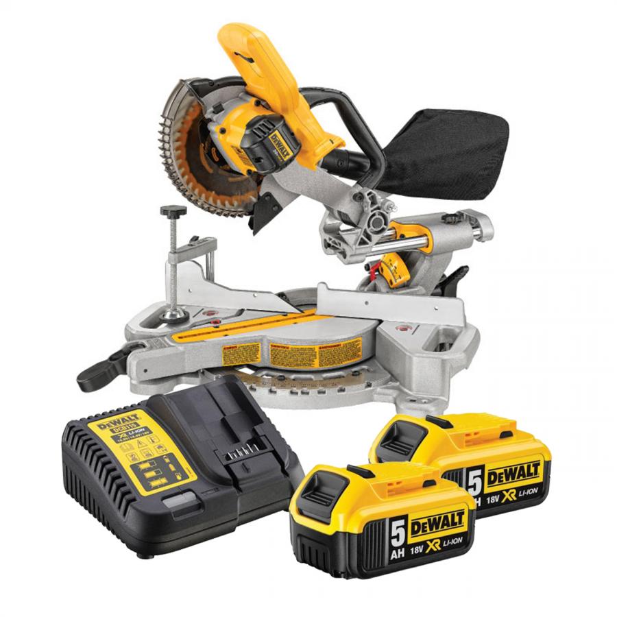 충전 각도 절단기 DCS361P2 배터리2개 (18V/5.0A)