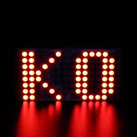 디바이스마트,오픈소스/코딩교육 > 아두이노 > 아두이노 LED/LCD모듈,YwRobot,아두이노 MAX7219 Round타입 8X16 도트 매트릭스 모듈 (레드) [DIS090035],다양한 문자 출력 가능 /  LED 제어 MAX7219칩 장착 / 엔코더 BCD 출력 / 코드 스캔 및 출력 / 사이즈 : 32mm X 63.5mm X 14mm