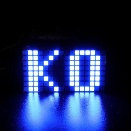 디바이스마트,오픈소스/코딩교육 > 아두이노 > 아두이노 LED/LCD모듈,YwRobot,아두이노 MAX7219 Square타입 8X16 도트 매트릭스 모듈 (블루) [DIS090026],다양한 문자 출력 가능 /  LED 제어 MAX7219칩 장착 / 엔코더 BCD 출력 / 코드 스캔 및 출력 / 사이즈 : 32mm X 63.5mm X 14mm