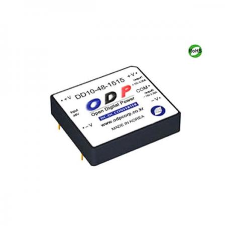 디바이스마트,전원/파워/배터리 > DC-DC 컨버터 모듈 > 강하형 모듈(실장) > 절연 스위칭 모듈,ODP,DD10-48-1515,출력 채널 수 : Dual / 출력 전력 : 10.5Watts / 입력 전압 : DC32V - DC63V / 출력 전압/전류 : DC±15V/0.35A / 효율 (EFFICIENCY) : 84%