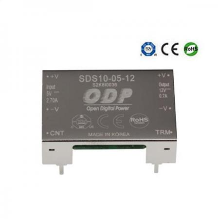 디바이스마트,전원/파워/배터리 > DC-DC 컨버터 모듈 > 강하형 모듈(실장) > 절연 스위칭 모듈,ODP,SDS10-24-15,출력 채널 수 : Single / 출력 전력 : 10.5Watts / 입력 전압 : DC18V - DC36V / 출력 전압/전류 : DC15V/0.7A / 효율 (EFFICIENCY) : 87%