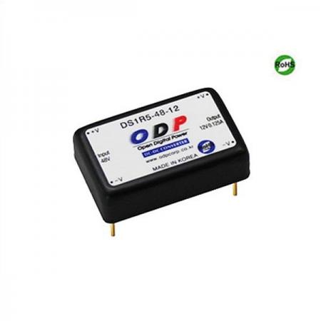 디바이스마트,전원/파워/배터리 > DC-DC 컨버터 모듈 > 강하형 모듈(실장) > 절연 스위칭 모듈,ODP,DS1R5-48-12,출력 채널 수 : Single / 출력 전력 : 1.5Watts / 입력 전압 : DC32V - DC63V / 출력 전압/전류 : DC12V/0.125A / 효율 (EFFICIENCY) : 75%