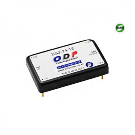 디바이스마트,전원/파워/배터리 > DC-DC 컨버터 모듈 > 강하형 모듈(실장) > 절연 스위칭 모듈,ODP,DS3-24-12,출력 채널 수 : Single / 출력 전력 : 3.0Watts / 입력 전압 : DC18V - DC32V / 출력 전압/전류 : DC12V/0.25A / 효율 (EFFICIENCY) : 80%