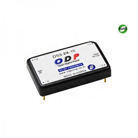 디바이스마트,전원/파워/배터리 > DC-DC 컨버터 모듈 > 강하형 모듈(실장) > 절연 스위칭 모듈,ODP,DS3-24-15,출력 채널 수 : Single / 출력 전력 : 3.0Watts / 입력 전압 : DC18V - DC32V / 출력 전압/전류 : DC15V/0.2A / 효율 (EFFICIENCY) : 80%