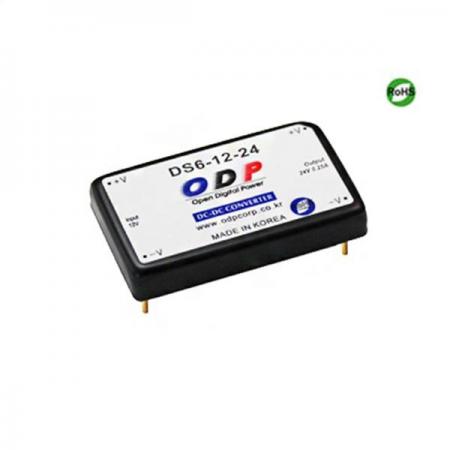 디바이스마트,전원/파워/배터리 > DC-DC 컨버터 모듈 > 승압형 모듈(실장, 절연 스위칭),ODP,DS6-12-24,출력 채널 수 : Single / 출력 전력 : 6.0Watts / 입력 전압 : DC8.0V - DC16.5V / 출력 전압/전류 : DC24V/0.25A / 효율 (EFFICIENCY) : 82%