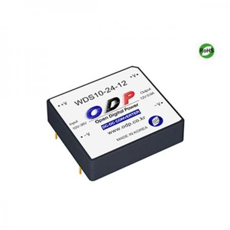디바이스마트,전원/파워/배터리 > DC-DC 컨버터 모듈 > 강하형 모듈(실장) > 절연 스위칭 모듈,ODP,WDS10-24-12,출력 채널 수 : Single / 출력 전력 : 10.8Watts / 입력 전압 : DC10V - DC36V / 출력 전압/전류 : DC12V/0.9A / 효율 (EFFICIENCY) : 87%