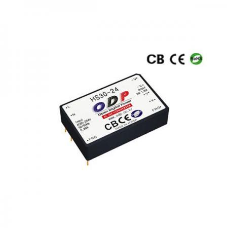 디바이스마트,전원/파워/배터리 > SMPS > On-Board 타입 > 1채널 (Single),ODP,HS30-24,On Board 타입 1채널 30W SMPS / 출력전압 : 24V / 출력전류 : 1.25A / 입력전압 : AC 90~264V / 변환효율 : 87% / 오디피