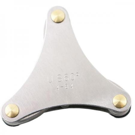 디바이스마트,기계/제어/로봇/모터 > 볼트/너트 > 기타볼트/너트/공구/마운트 > 볼트/너트공구,,60도 나사 피치 게이지 [SZH-BN002],외부 나사와 내부 나사를 측정할 수 있는 제품. 수량 51PCS , 측정 허용 오류 +/- 1~3mm