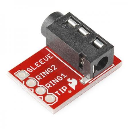 디바이스마트,MCU보드/전자키트 > 전원/신호/저장/응용 > 인터페이스/먹서,SparkFun,SparkFun TRRS 3.5mm Jack Breakout [BOB-11570],TRRS는 팁, 링, 링, 슬리브의 약자로, 표준 스테레오 커넥터와 달리 3개의 도체와 접지를 가지고 있으며, 스마트폰과 MP3 플레이어 및 개발 보드에서 흔히 볼 수 있는 오디오 스타일의 커넥터 입니다